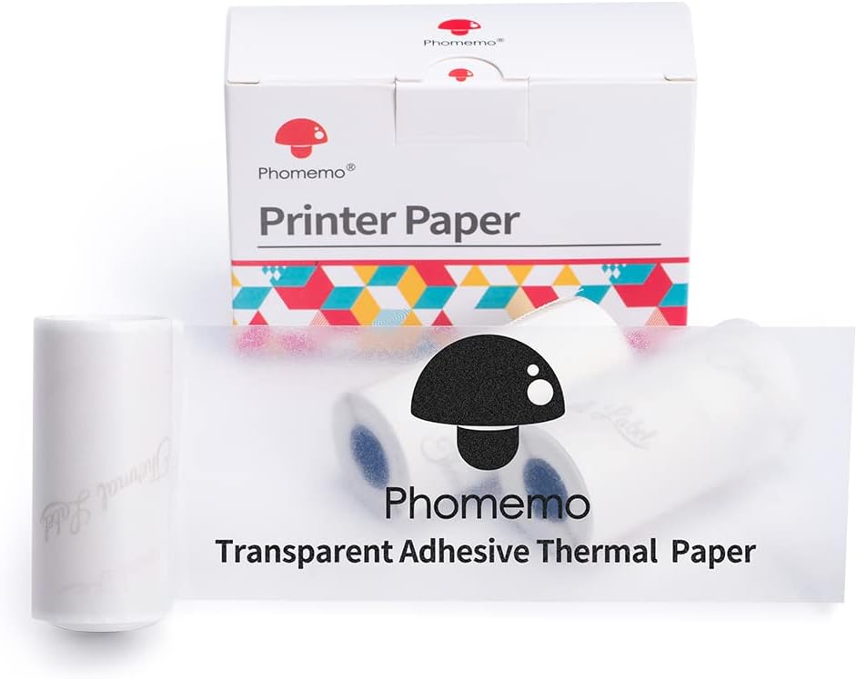 Étiquette transparente Papier thermique/autocollant imprimable pour  imprimante photo