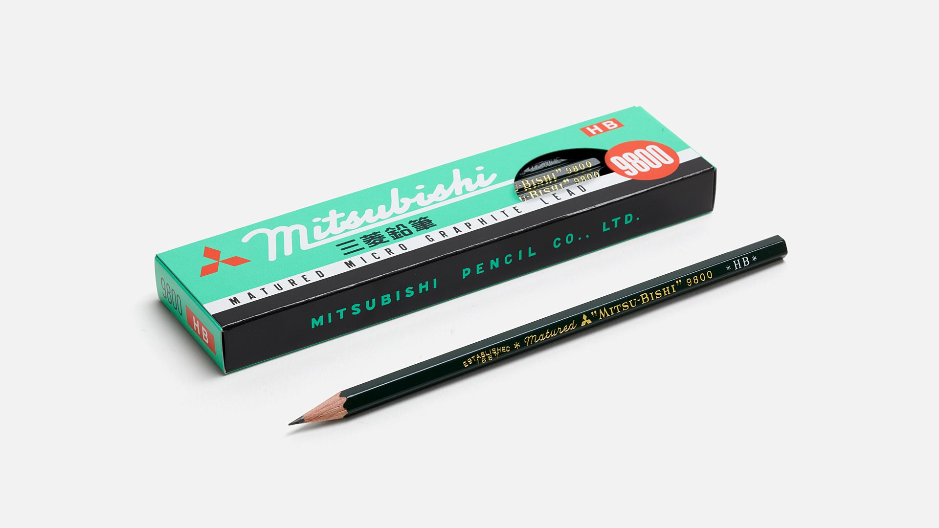 Mitsubishi 9800 Pencil - HB - 12 Pack