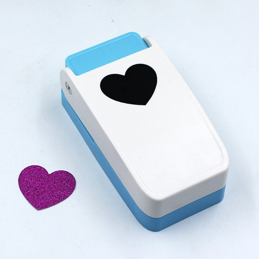 38mm Craft Scrapbooking Embossing Paper Pucher Heart 1.5inch