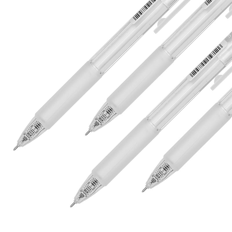 DELI Travel Retractable Gel Pen,Micro Point 0.38mm,Black Ink,12 Pack