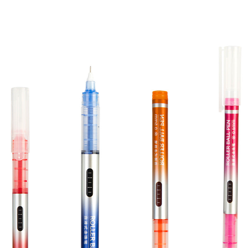 DELI S855 Liquid Ink Rollerball Pens 8 Color 0.5MM Fine Point