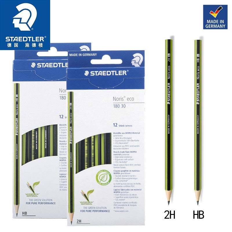 STAEDTLER 180 30 HB/2H Noris Eco Pencil,12 Pack