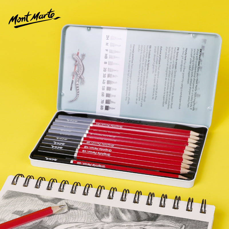 Mont Marte Graphite Pencil Set Signature 12Pc