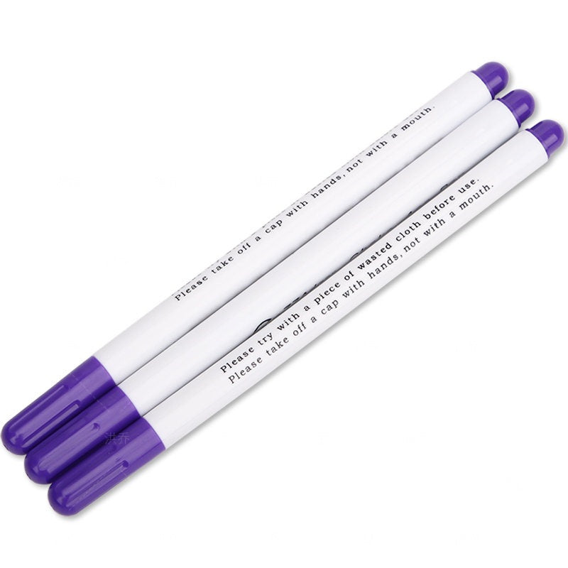 12pcs Disappearing Ink Marking Pen,Air Water Erasable Pen Fabric Marker