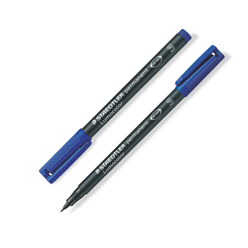Staedtler Lumocolor 313S Permanent Markers SuperFine Tip 0.4mm,4 Pack