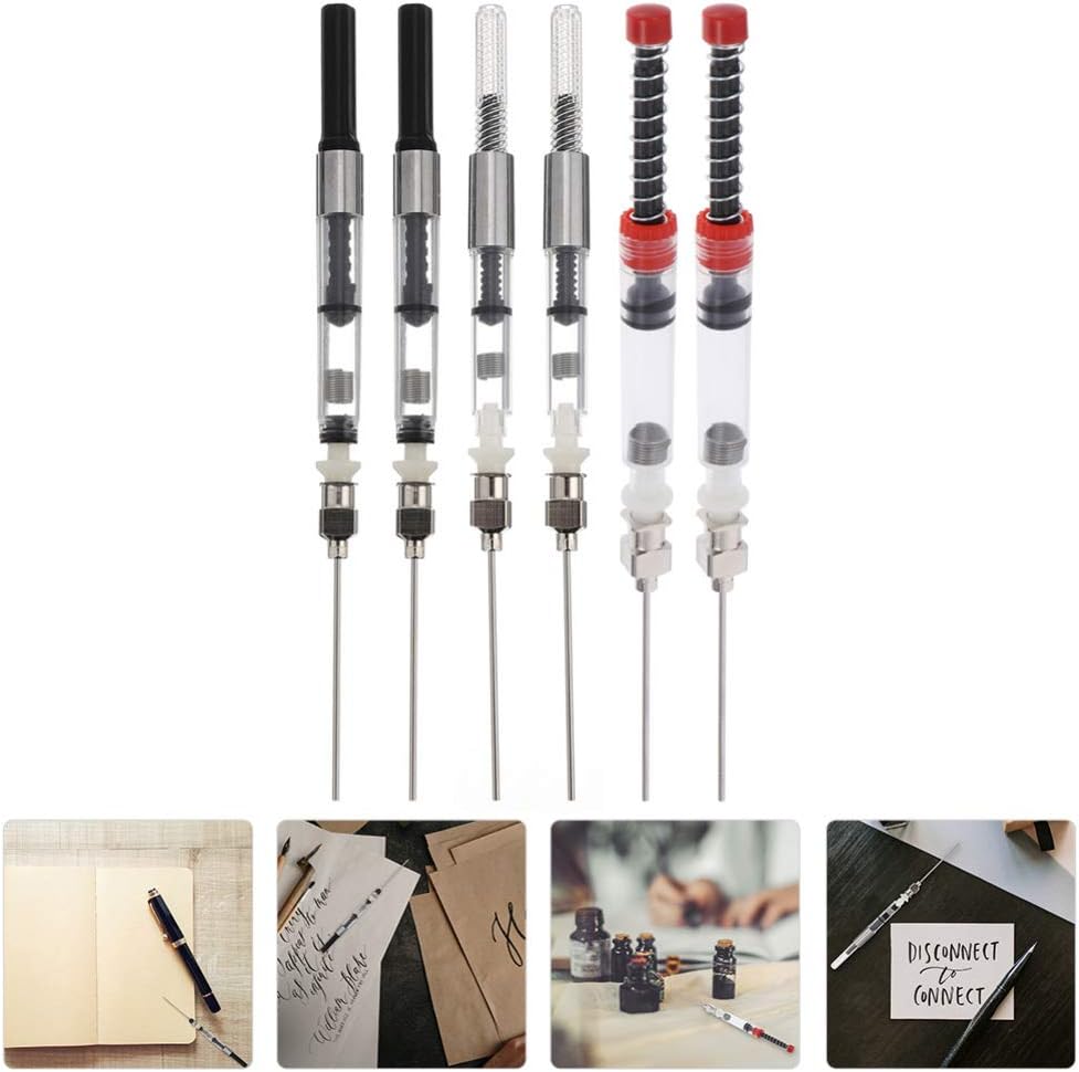 Fountain Pen Ink Syringe Filler Tool for Ink Converter 6 Pack