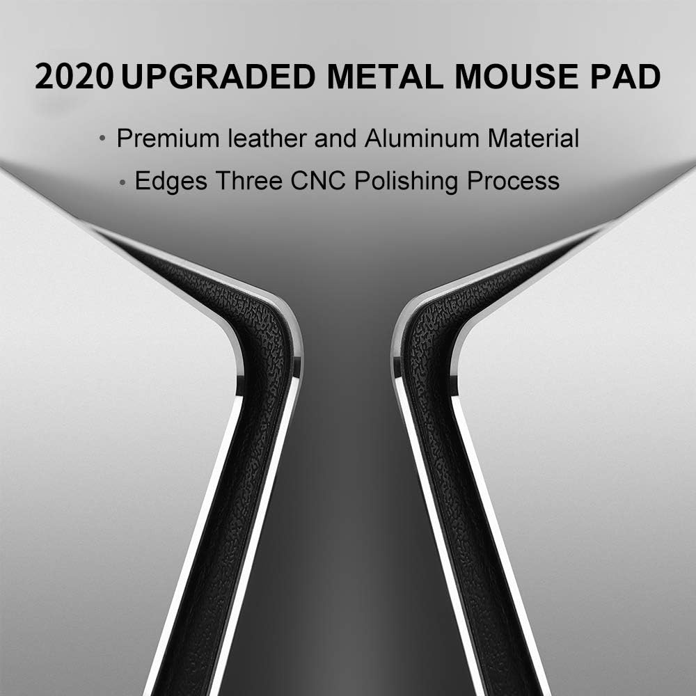 Hard Metal Aluminum Mouse Pad Mat