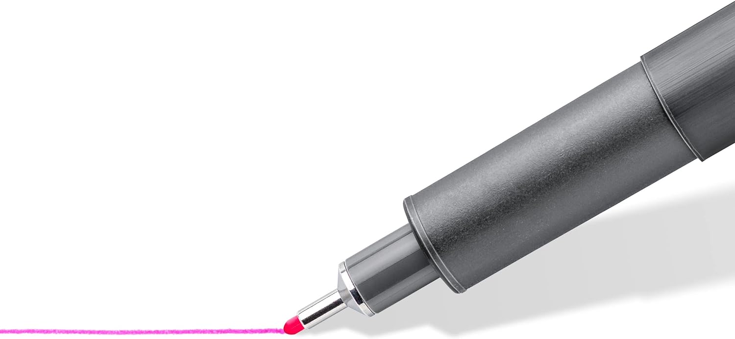 STAEDTLER 6 Color Pigment Liner Fineliner Pen 0.3mm