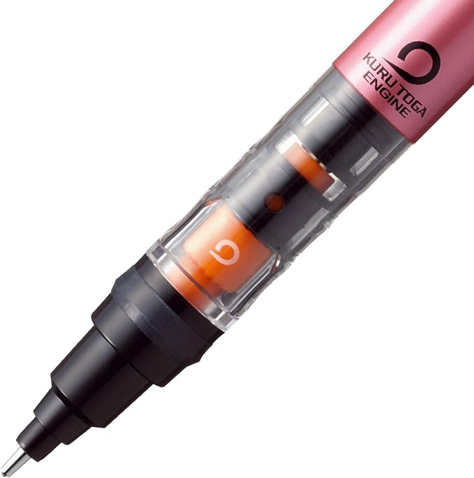 Uni M5-452 Kuru Toga Mechanical Pencil,Pipe Slide 0.5 mm Pink