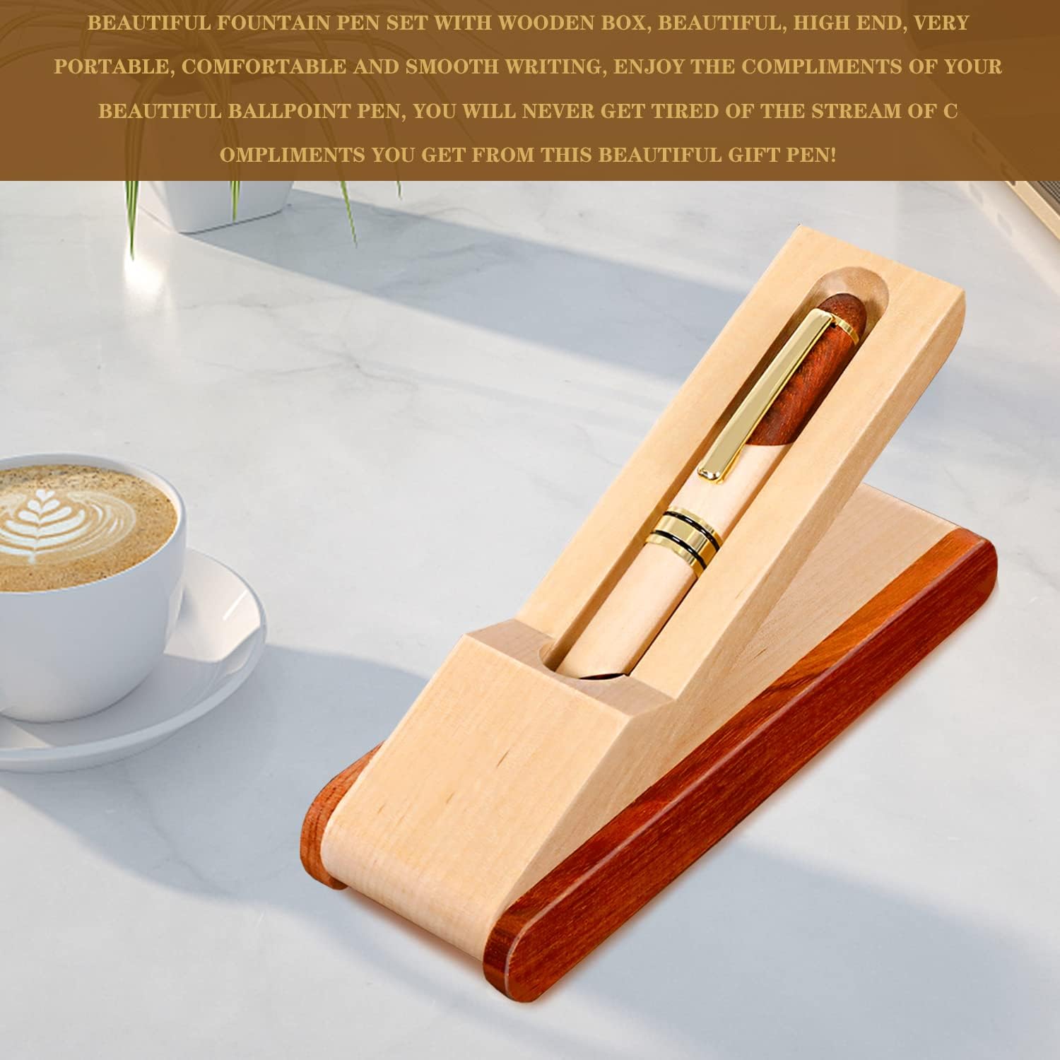 Wooden Fountain Pen Gift Set