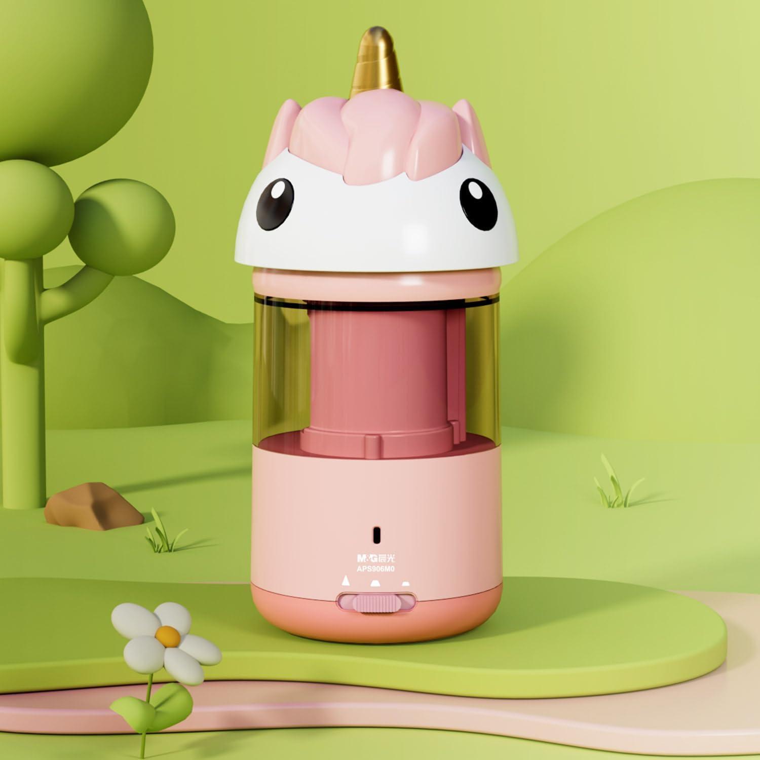 M&G Electric Pencil Sharpeners for Kids Pink Unicorn