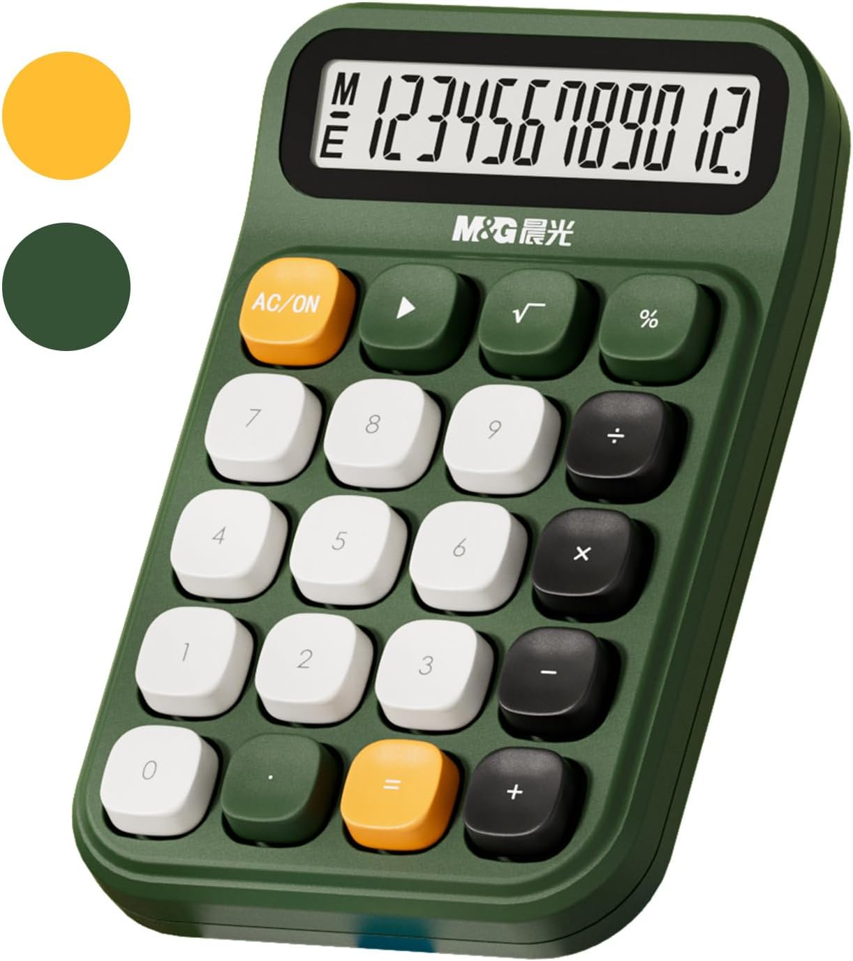 M&G Desk Calculator with Mechanical Buttons