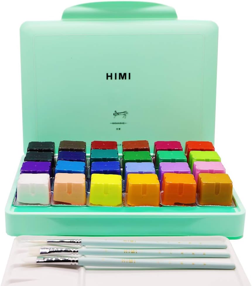 HIMI 24 Color Gouache Paint 30ml Set