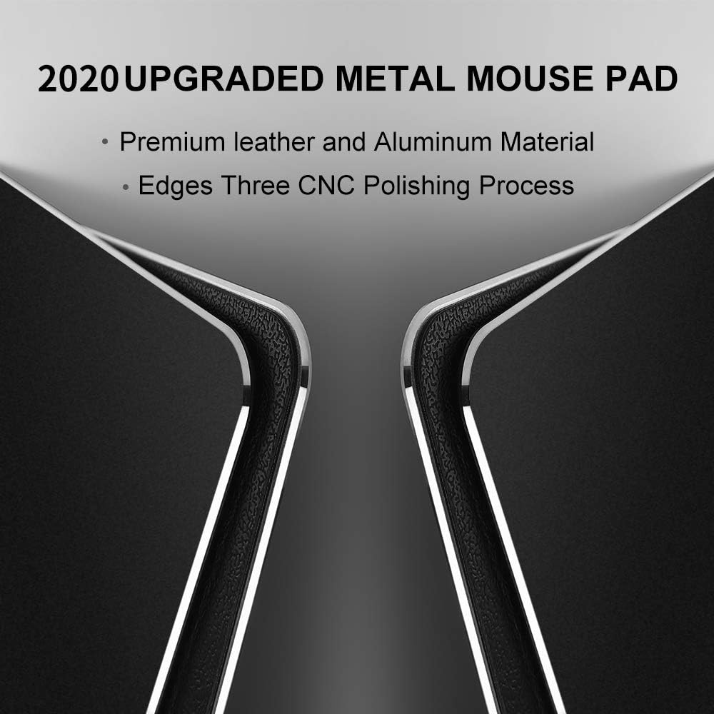 Hard Metal Aluminum Mouse Pad Mat