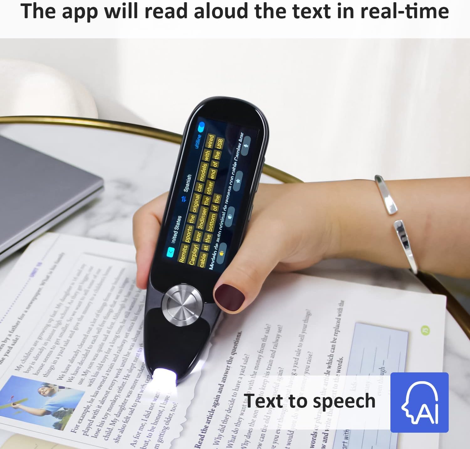 X7 Reading Scanner Pen,112 Languages Translation Pen