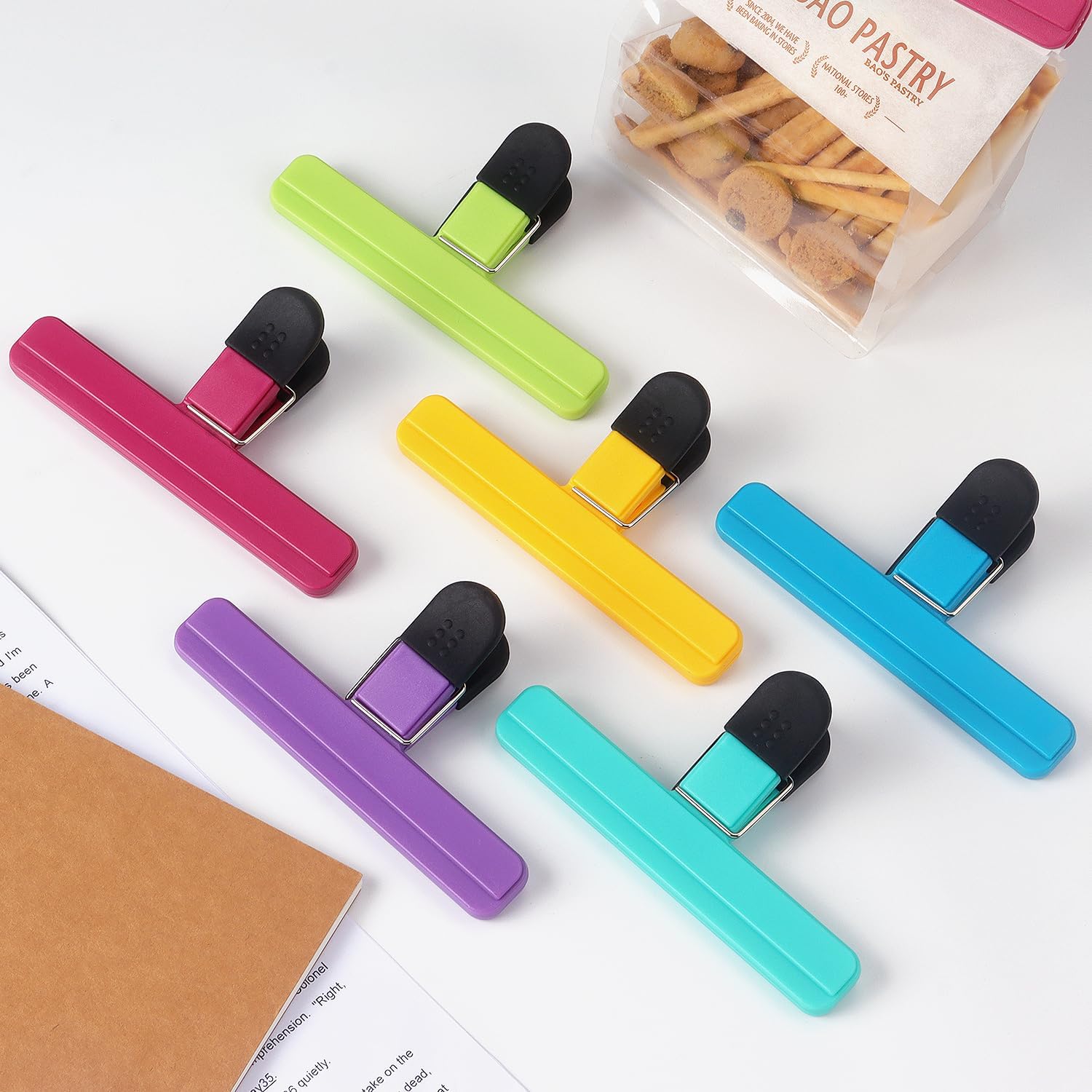 6 Pack Paper Bag Clips