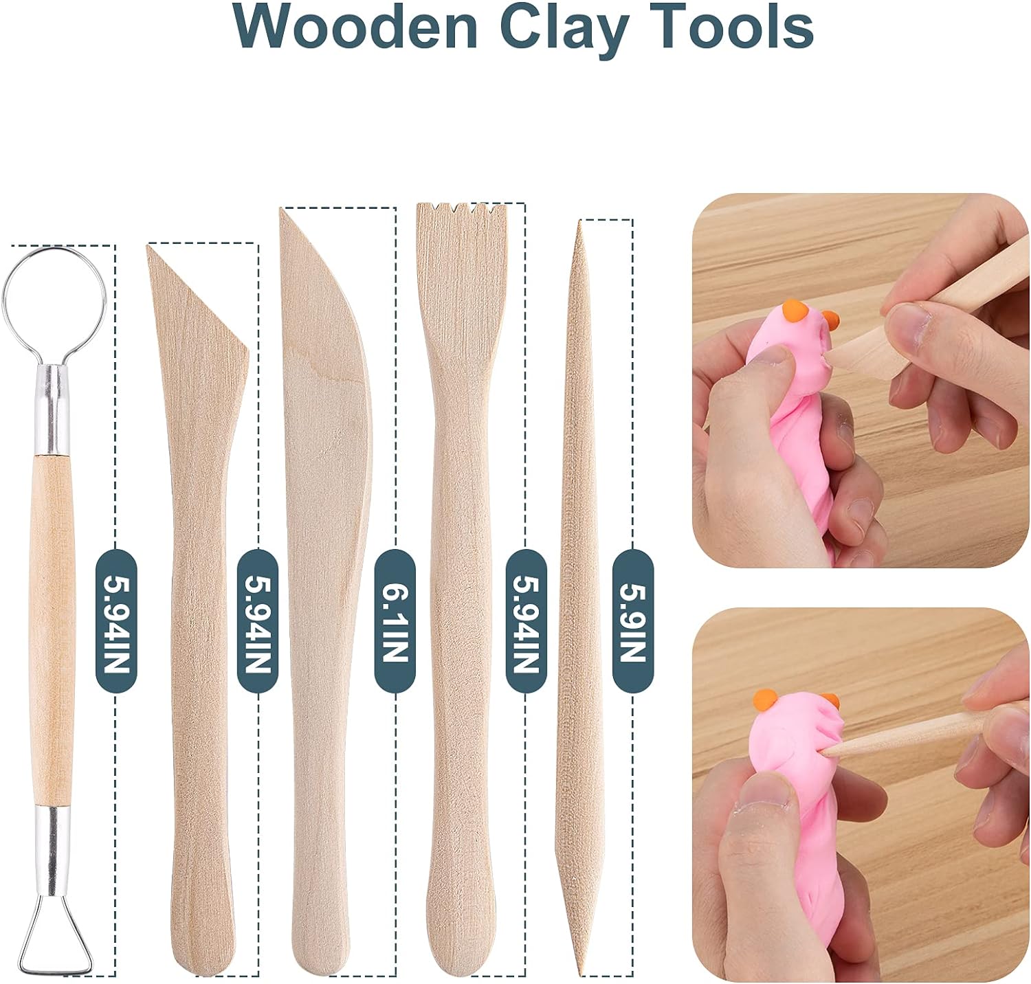 25 PCS Polymer Clay Sculpting Tools Kits