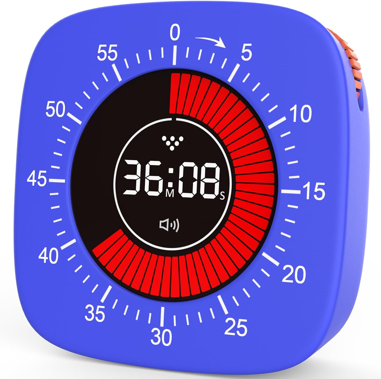 60 Minutes Digital Visual Timer Rechargeable