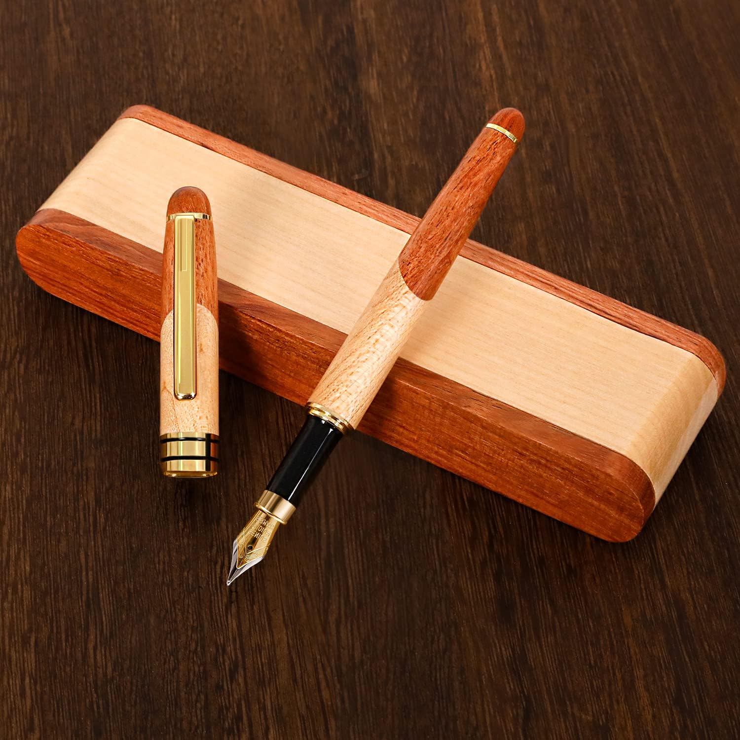 Wooden Fountain Pen Gift Set