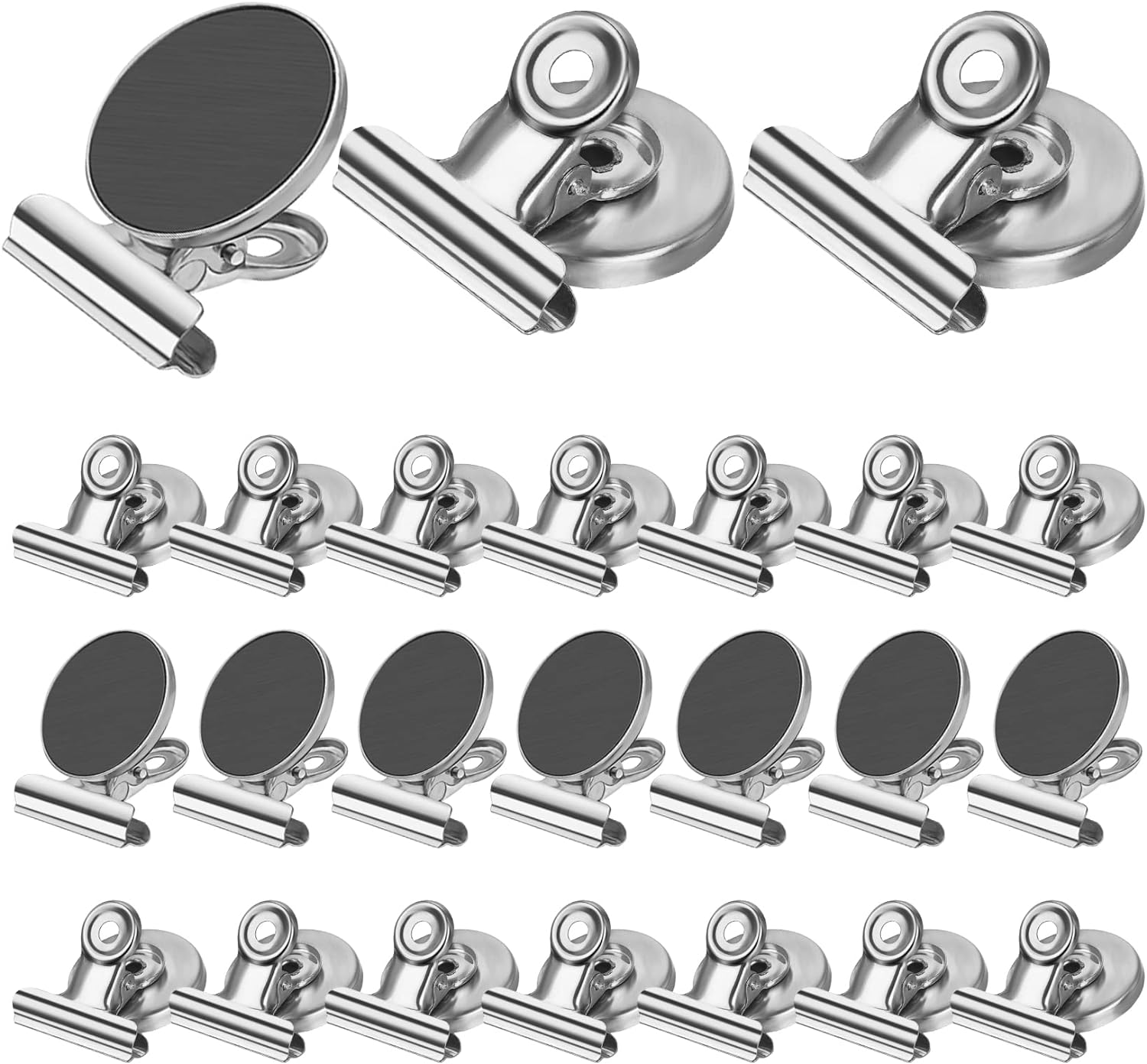 24 Pack Magnetic Clips Refrigerator Magnet Clips