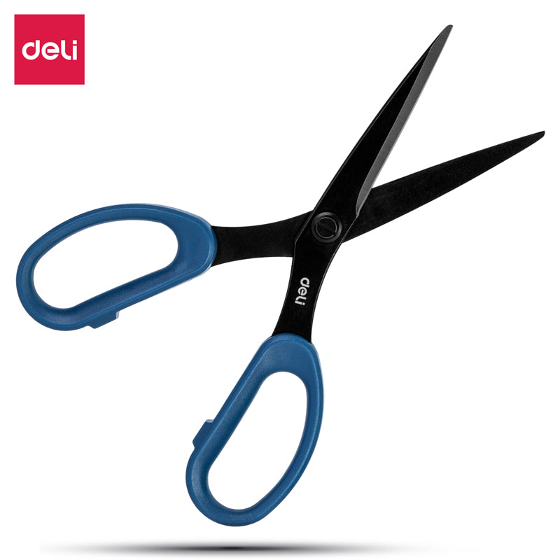 DELI Ergonomic Anti-Adhesive Scissors 175mm 2 Pack