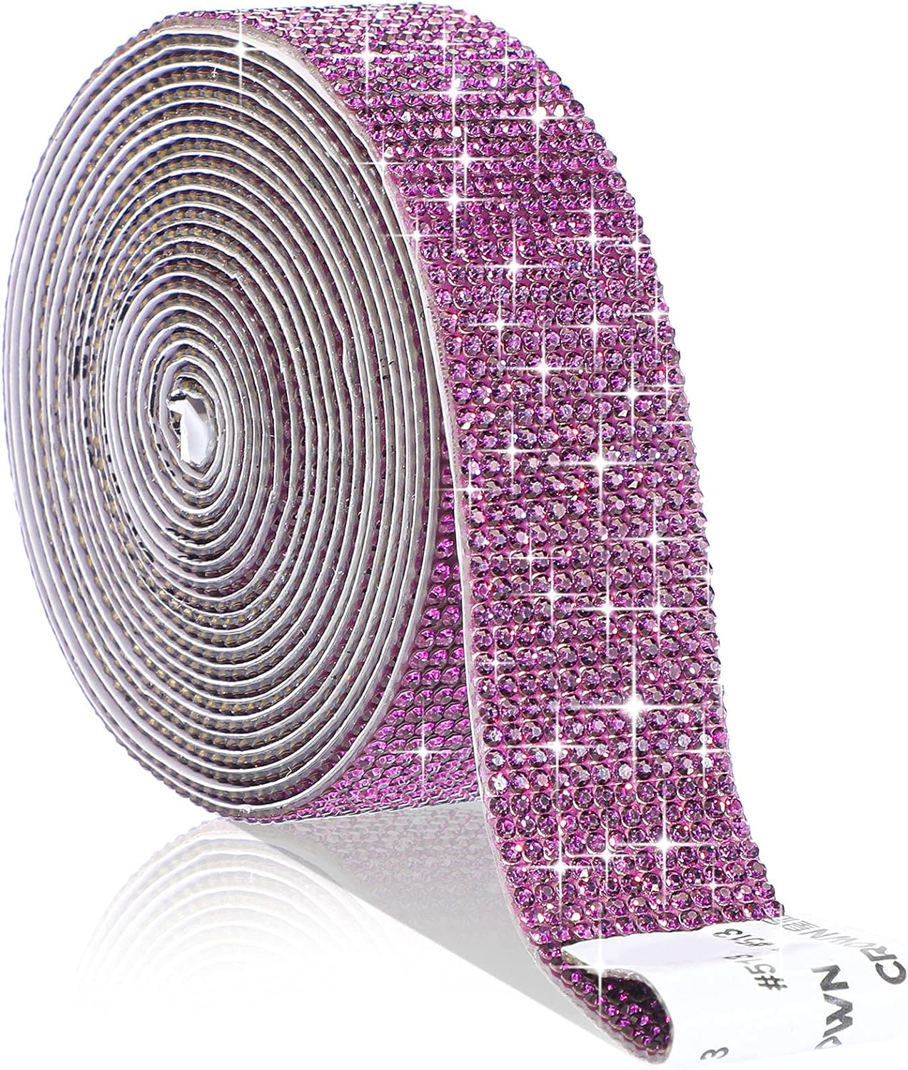 Self Adhesive Rhinestone Strips Crystal Ribbon Sticker Wrap for DIY Car Phone