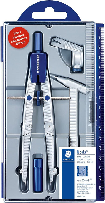 STAEDTLER 550 02 Noris School Compass 350mm Diameter