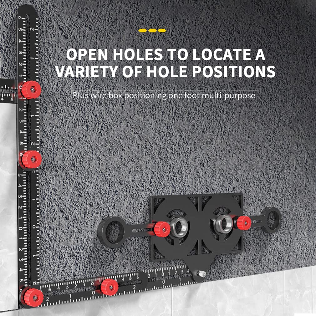 12-Sided Angle Construction Ruler with Hole Punch Locator