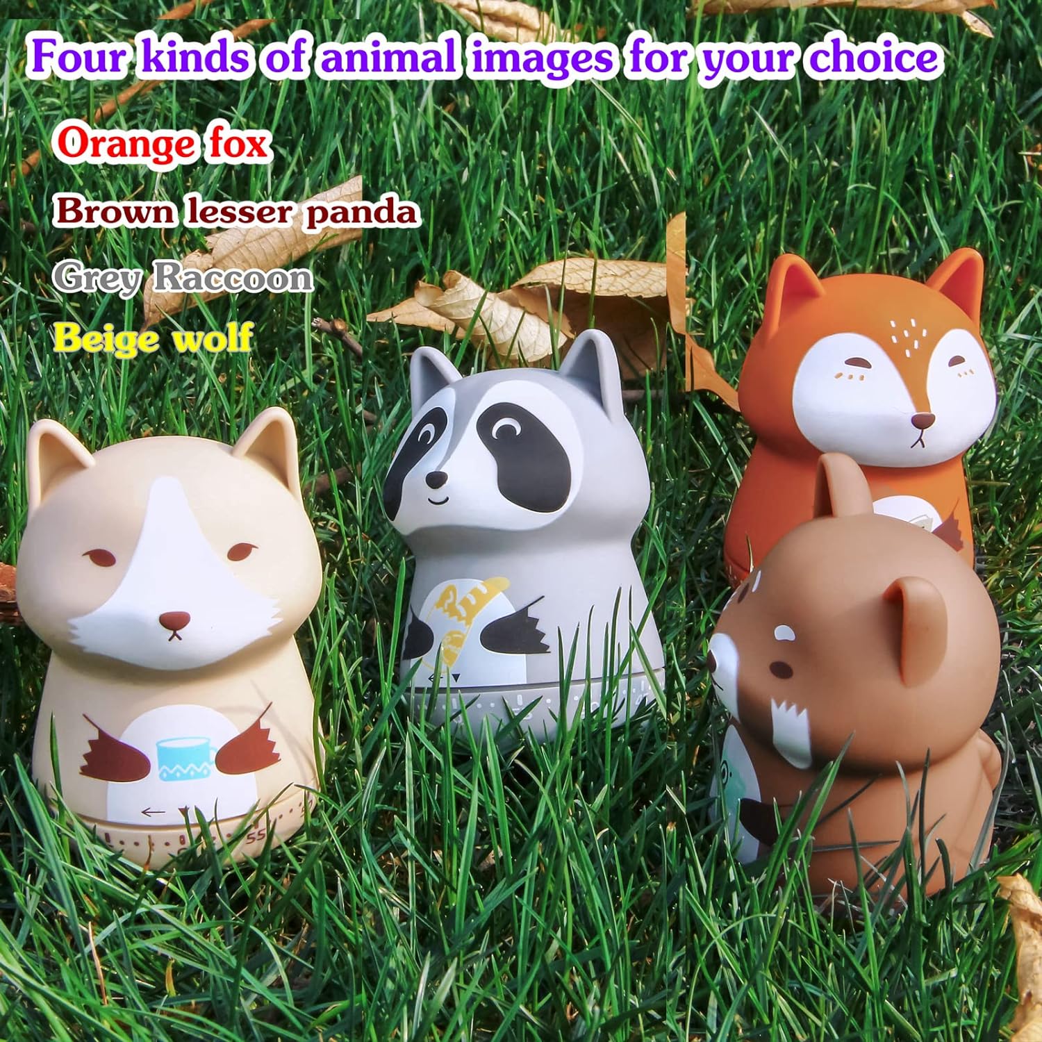 Cute Animal Mechanical Timer for Kids