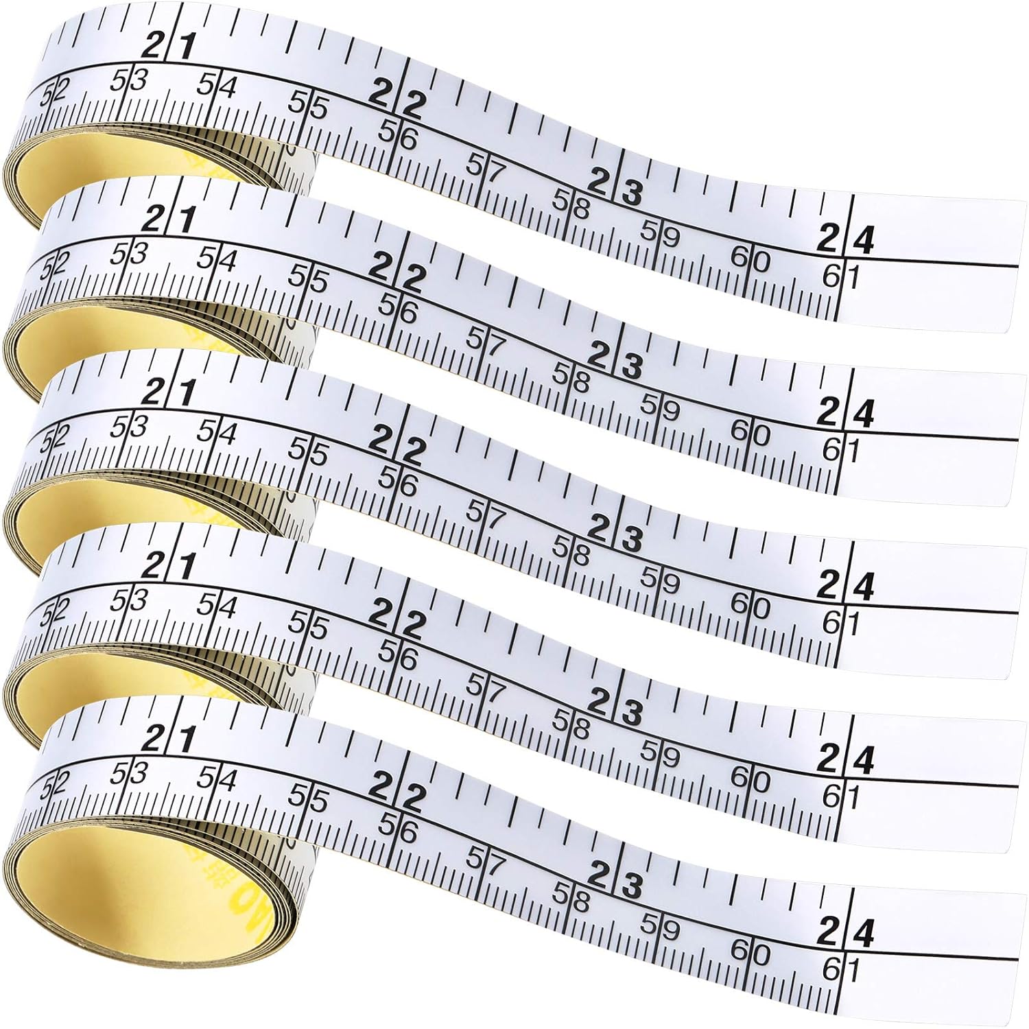 24 Inch Tape Measure for Work Woodworking,Saw,Drafting Table 5 Pack