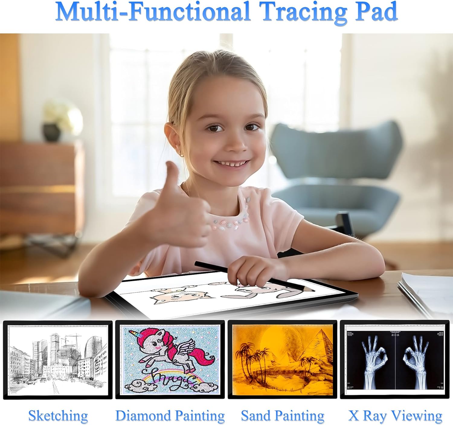 Rechargeable Light Box A4 Drawing Pad for Kids