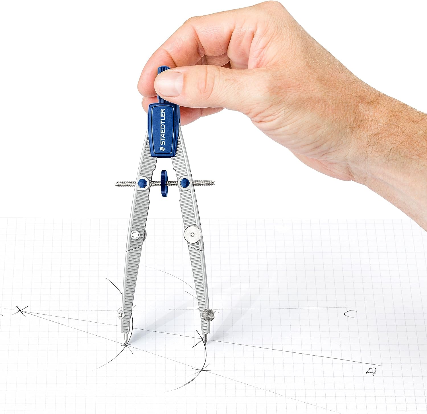 STAEDTLER 550 02 Noris School Compass 350mm Diameter