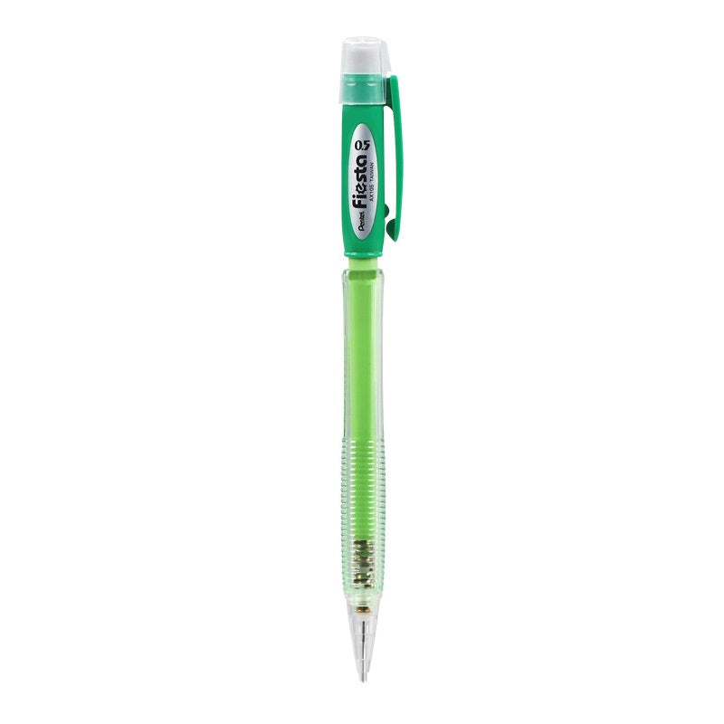 Pentel AX105 Fiesta Automatic Mechanical Pencil,0.5mm HB,5Pack