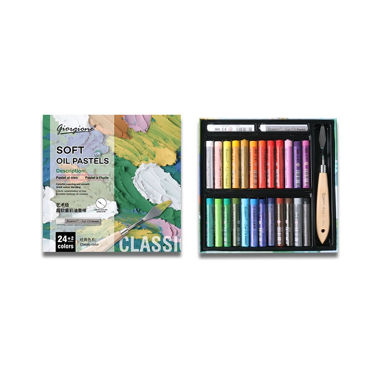 GIORGIONE Soft Oil Pastels for Artistis,24/36/48 Classic Color