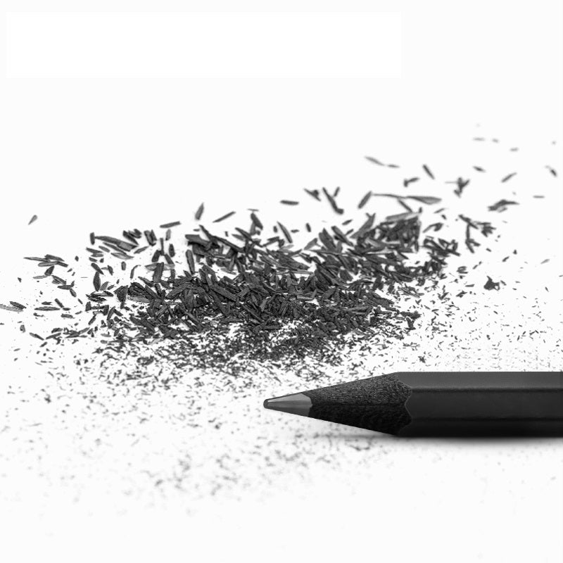 DELI 2B HB matite da scuola in grafite in legno nero confezione da 10