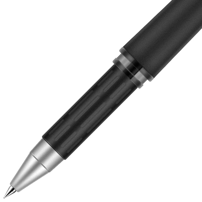 DELI S21 Black Gel Pen 0.7mm Medium Point,12 Pack