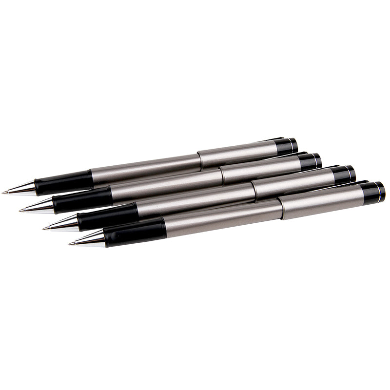 DELI S96 Gel Pen,Black Ink,Fine Point 0.7mm,12 Pack,Writing Smooth