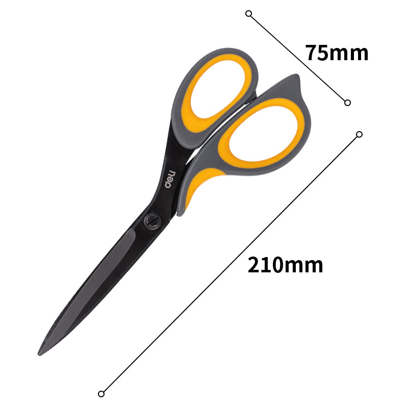 DELI Craft Office Scissors 210mm Stainless Steel 2 Pack