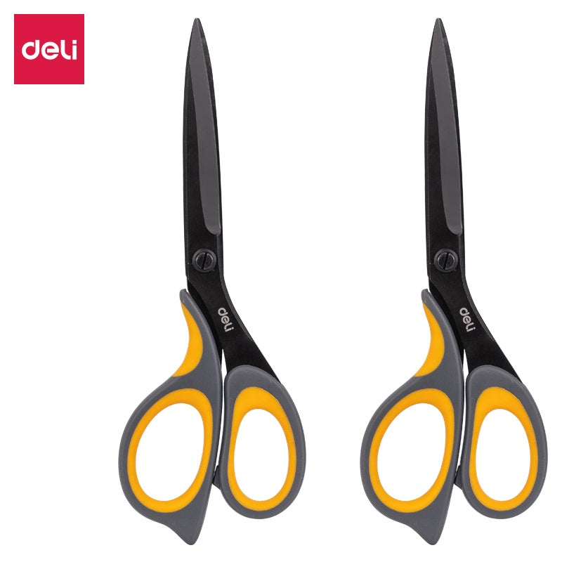 DELI Craft Office Scissors 210mm Stainless Steel 2 Pack