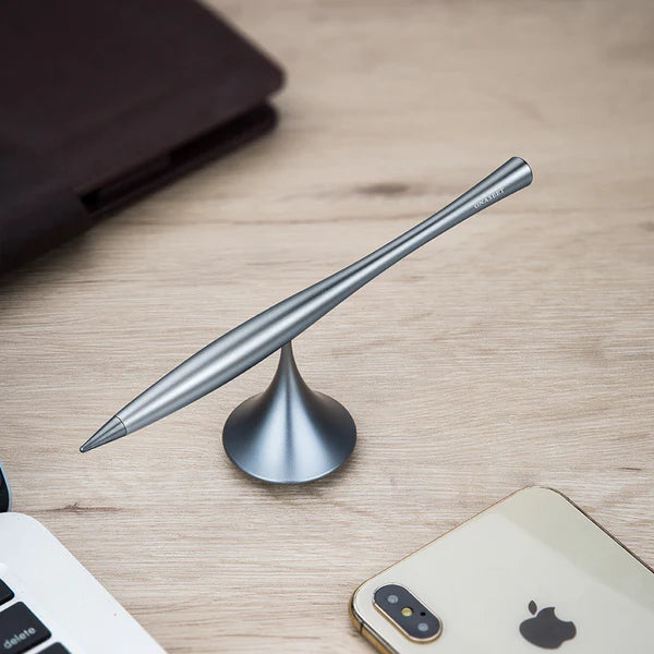 Inkless Eternal Metal Pen with Spinning Base