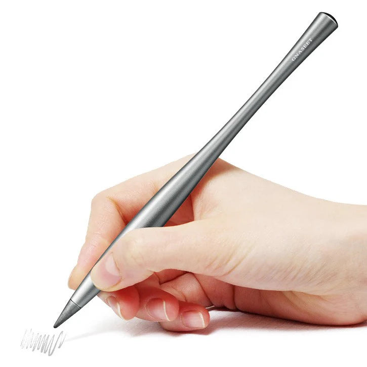 Inkless Eternal Metal Pen with Spinning Base