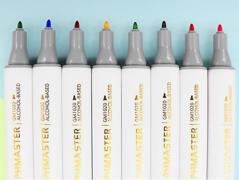 STA GRAPHMASTER GM1020 Alcohol Markers,12/24/36/48/60/80/108 Color