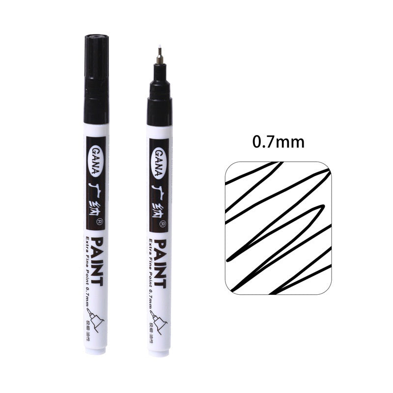 Guangna Paint Marker Extra Fine (0.7mm) WHITE GOLD SILVER BLACK