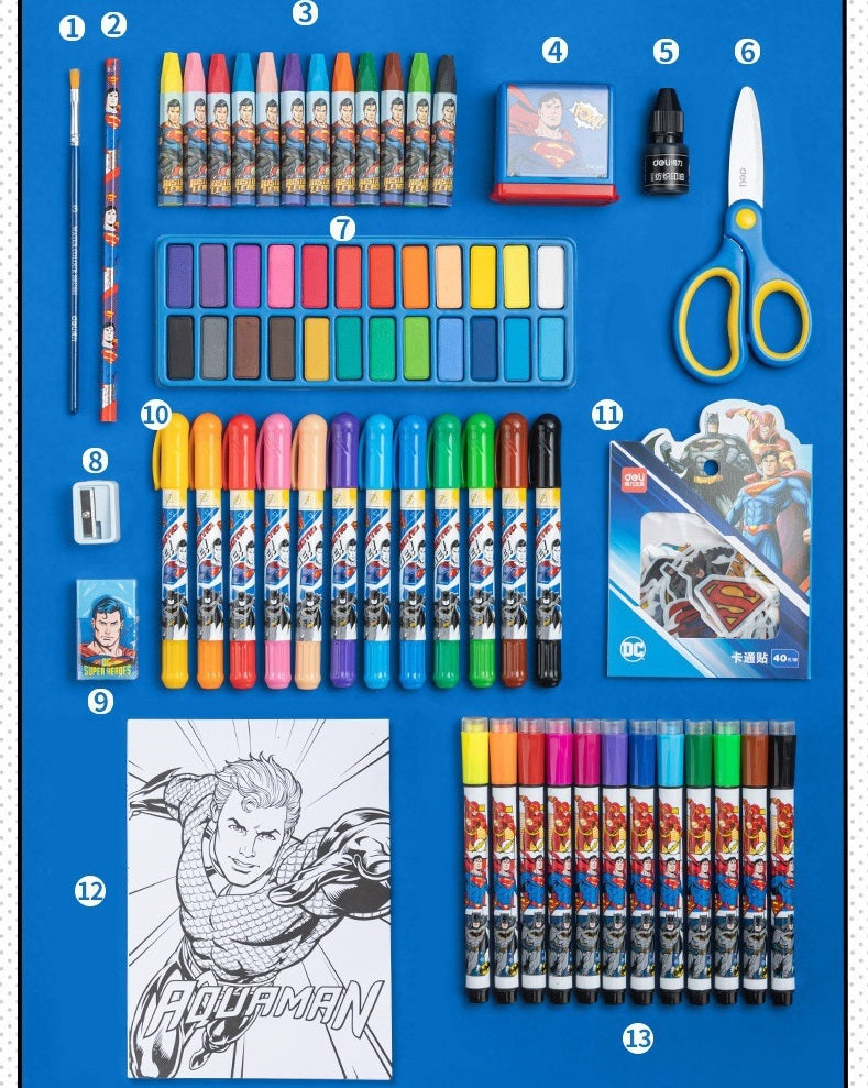 DELI 127 Piece Drawing Panit Art Set Gift Box