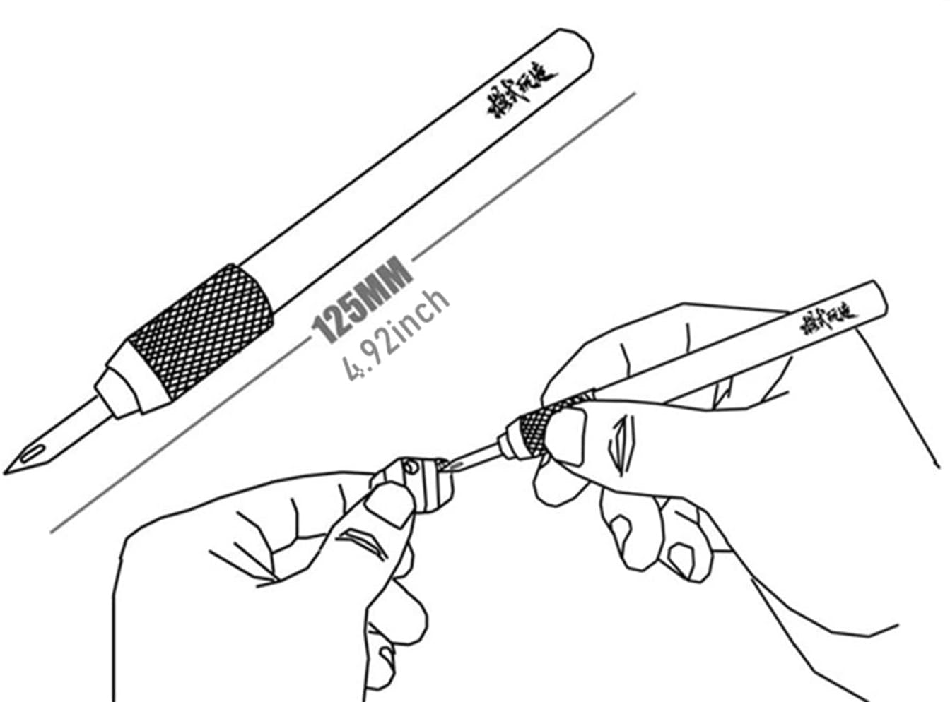 Hobby Model Craft Tool Military Panel Permeate Seepage Line Pen