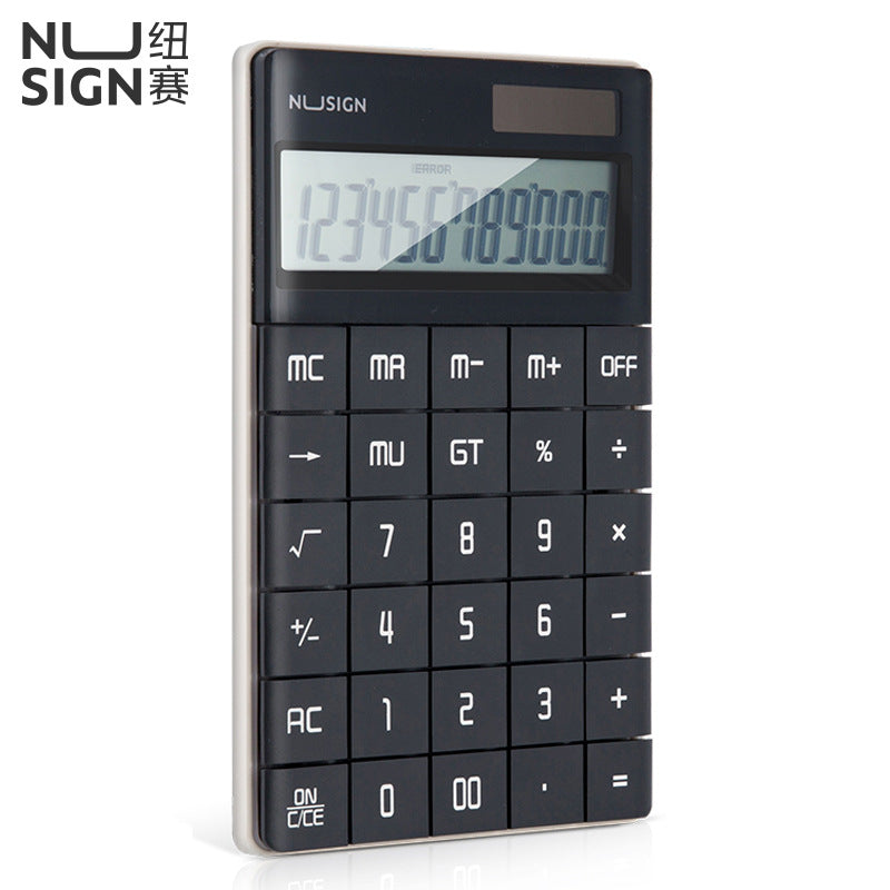 DELI NUSIGN NS041 Desk Calculator 12 Digit Large Display