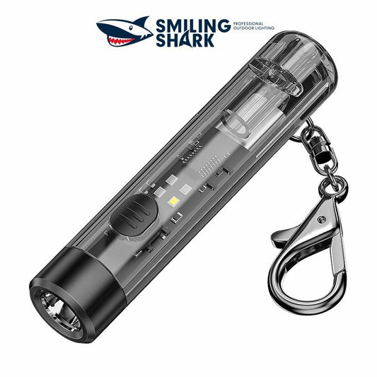 Mini Keychain Light Super Bright Flashlight Rechargeable USB