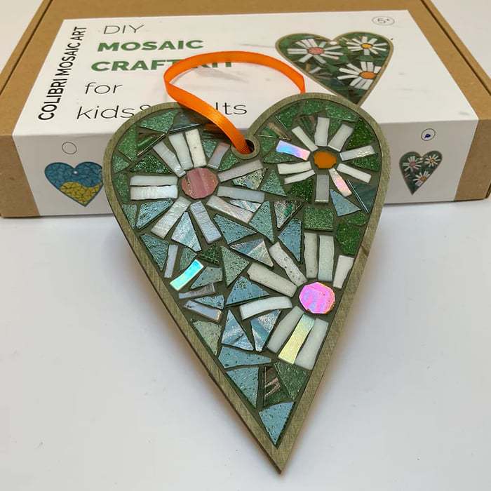 DIY Mosaic Wood Craft Kits for Kids & Adults