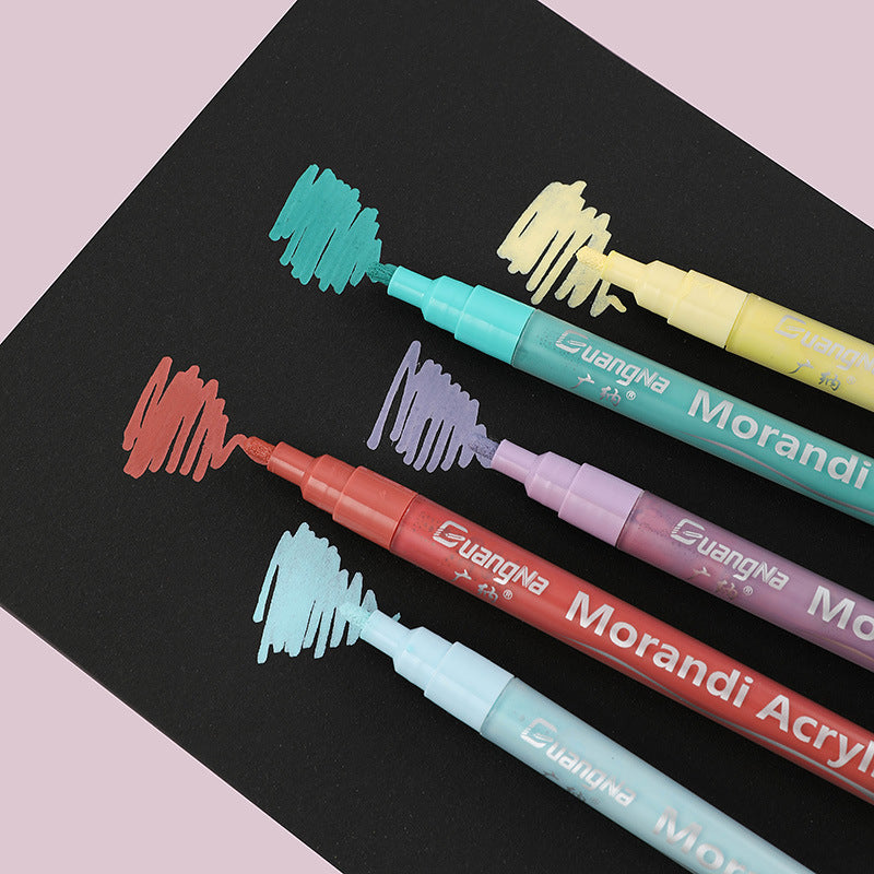 Guangna Morandi Acrylic Paint Pens Fine Tip (1-2mm) 24 Colors
