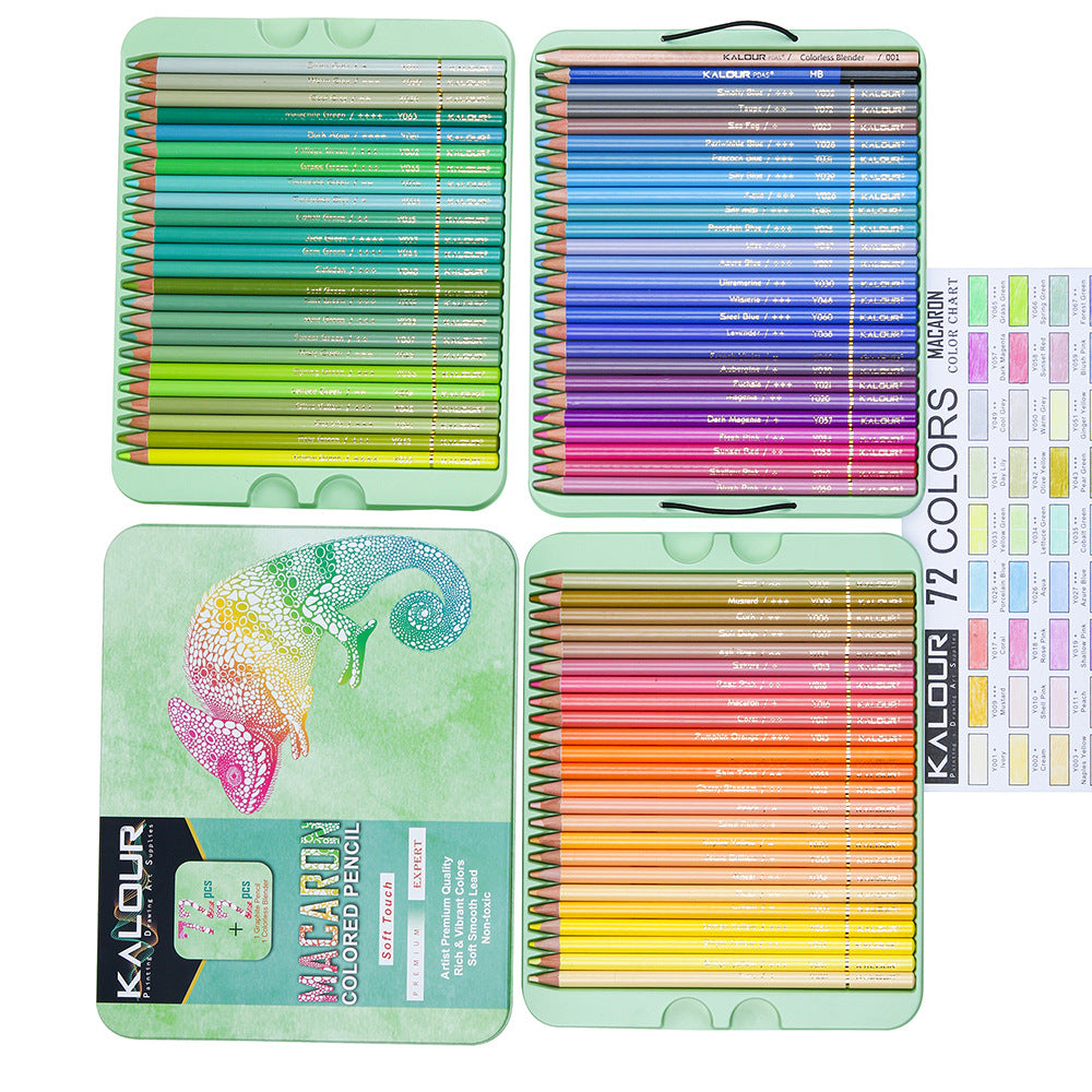 KALOUR Macaron Pastel Colored Pencils Set 72 Colors